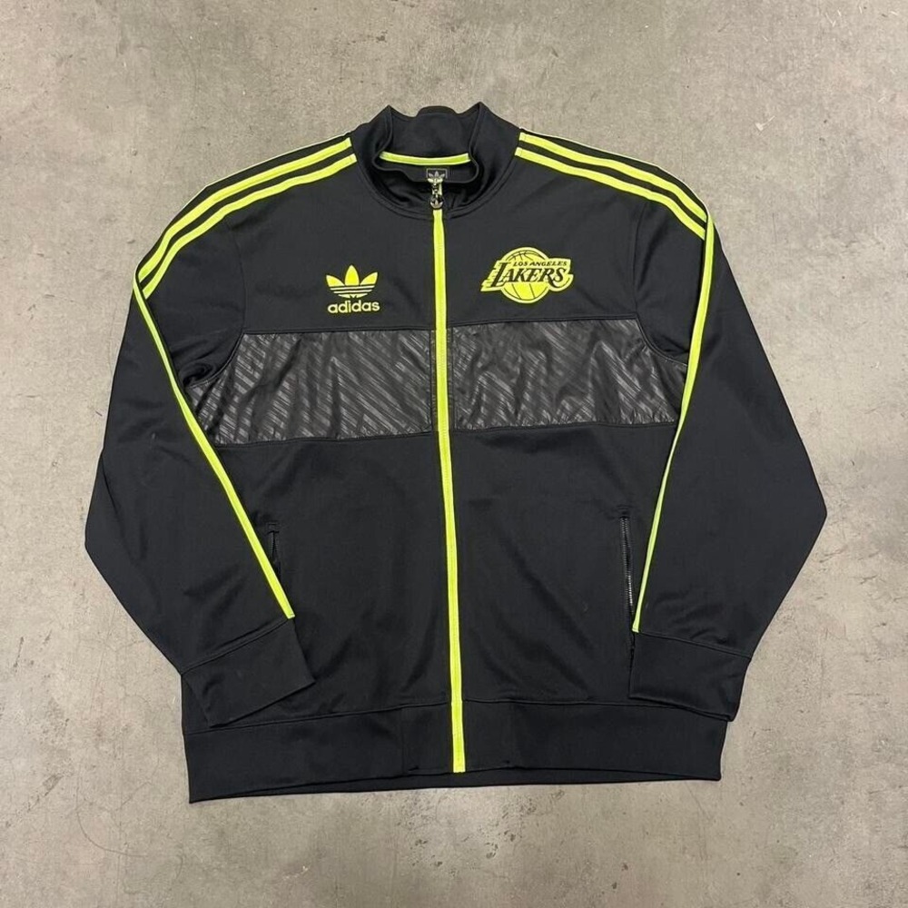 Y2K Adidas Los Angeles Lakers zip up Track Jacket - Picture 6 of 8